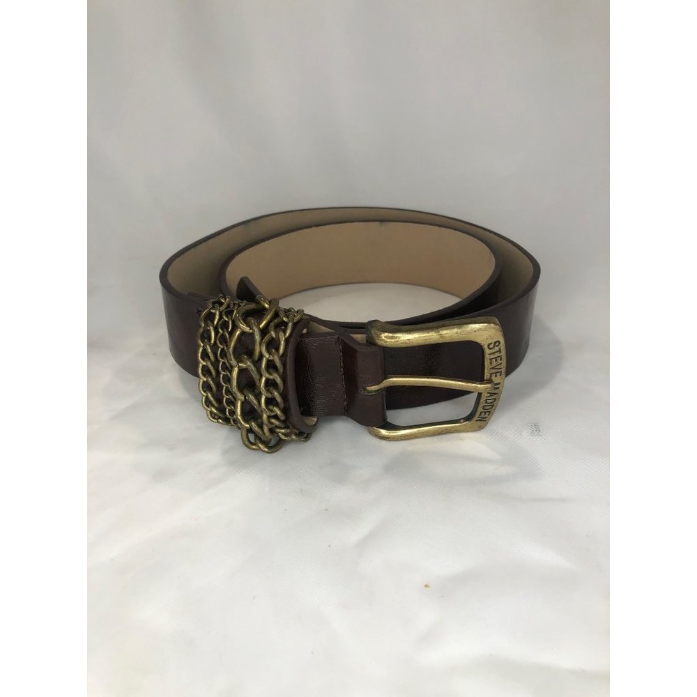 Steve Madden Brown Leather Belt 32”